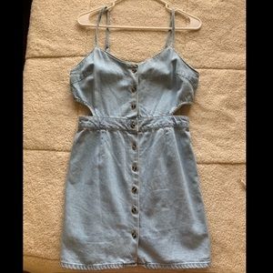 Denim minidress